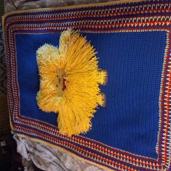 Crochet 3D lion baby blanket - Picture 4 of 9